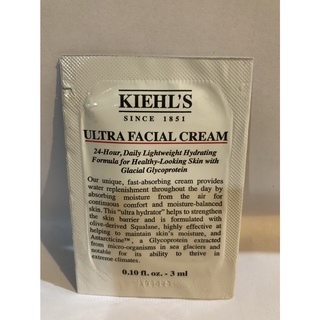 KIEHL'S 契爾氏 冰河醣蛋白保濕霜(試用包) 3ml