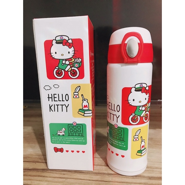 HELLO KITTY 幸福保溫瓶 (彈蓋款) 中華郵政 郵蒂幸福限量聯名款 三麗鷗 SANRIO正版授權