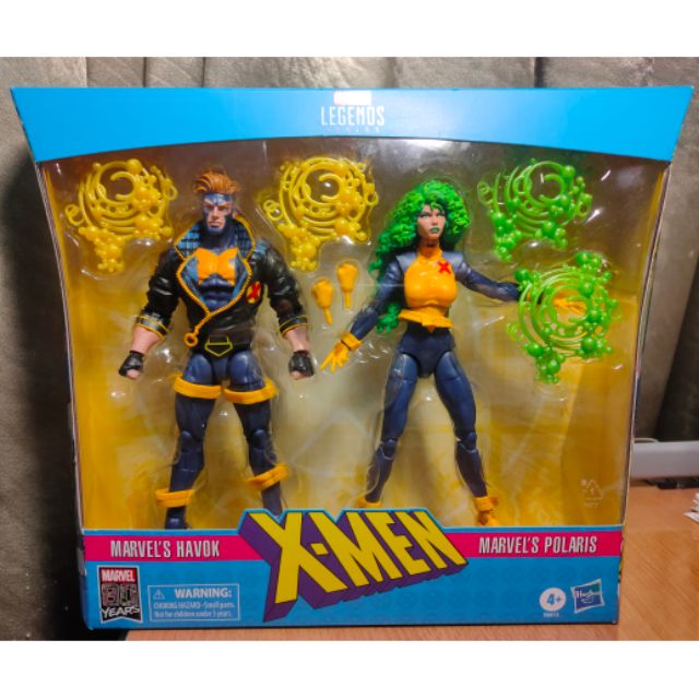 Marvel legends　X-MEN　Polaris＆Havok　 X戰警 北極星＆衝擊波　雙人包