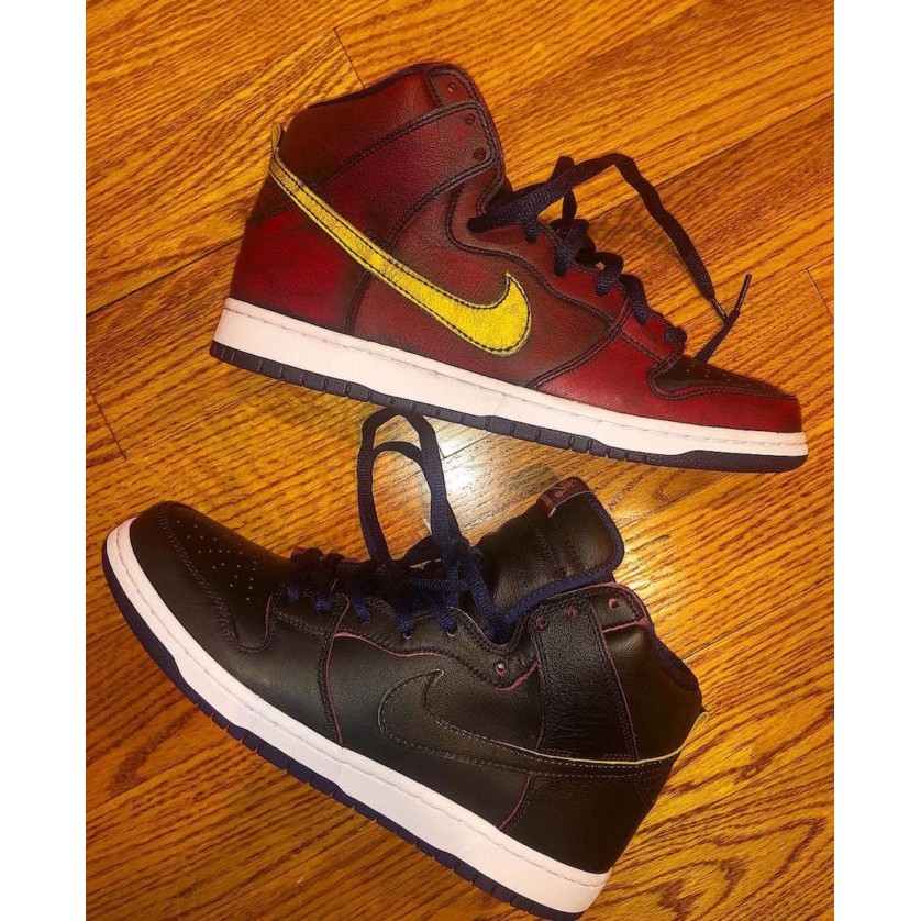 nike sb dunk high cleveland cavaliers
