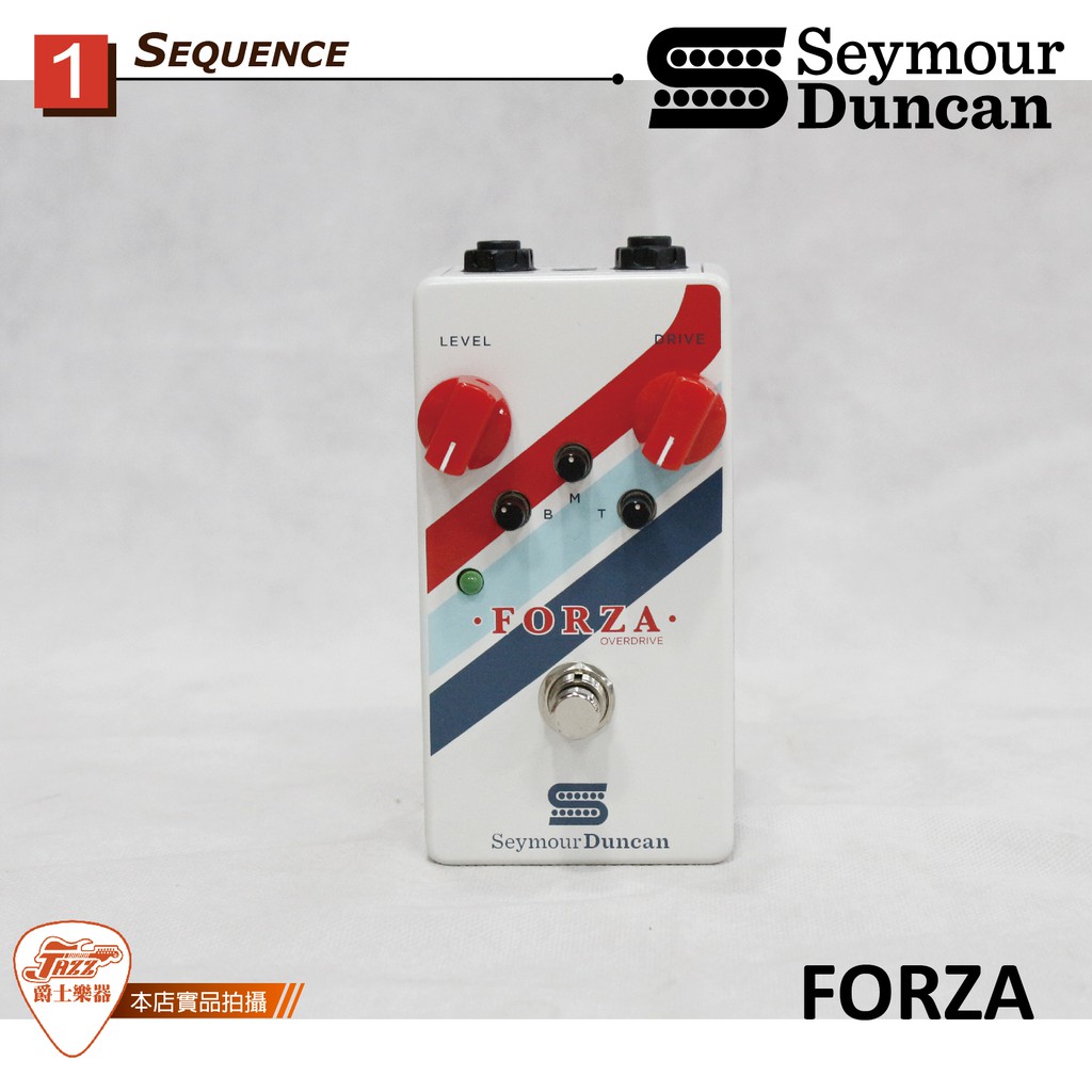 【爵士樂器】原廠公司貨保固免運 Seymour Duncan 美國製 FORZA OVERDRIVE 破音 效果器
