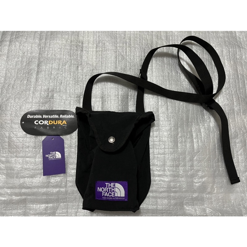 THE NORTH FACE PURPLE 紫標 CORDURA Ripstop Shoulder Bag  小包 黑