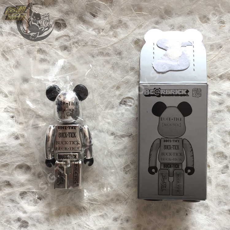 Bearbrick Buck Tick 100 電鍍bucktickbe Rbrick 積木熊 蝦皮購物