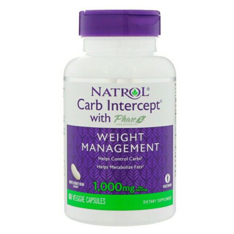 美國NATROL 白腎豆 Carb Intercept Phase2 120粒