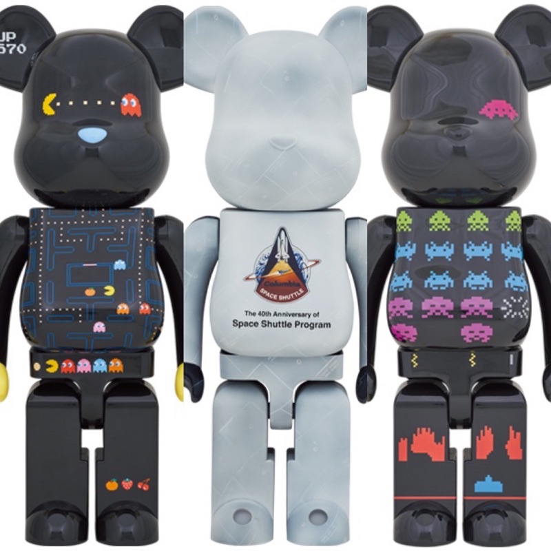 【現貨】 BE@RBRICK 小精靈遊戲 太空船 太空侵略者 1000%