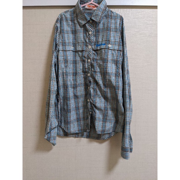 登山女裝go hiking購入~verno登山格紋排汗衫襯衫