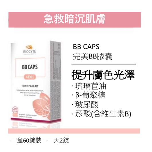 BIOCYTE－BBCAPS明亮膚膠囊(現貨)