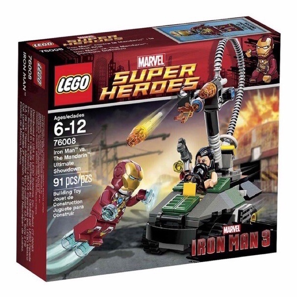LEGO 76008 鋼鐵俠 vs. 滿大人：終極對決 超級英雄系列【必買站】樂高盒組