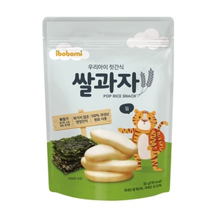 ibobomi 嬰兒米餅-海苔味 (30g/包)【杏一】