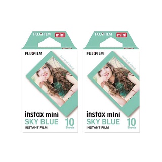 【FUJIFILM】 富士 instax mini 拍立得底片-藍色邊框（2入組）FUJI