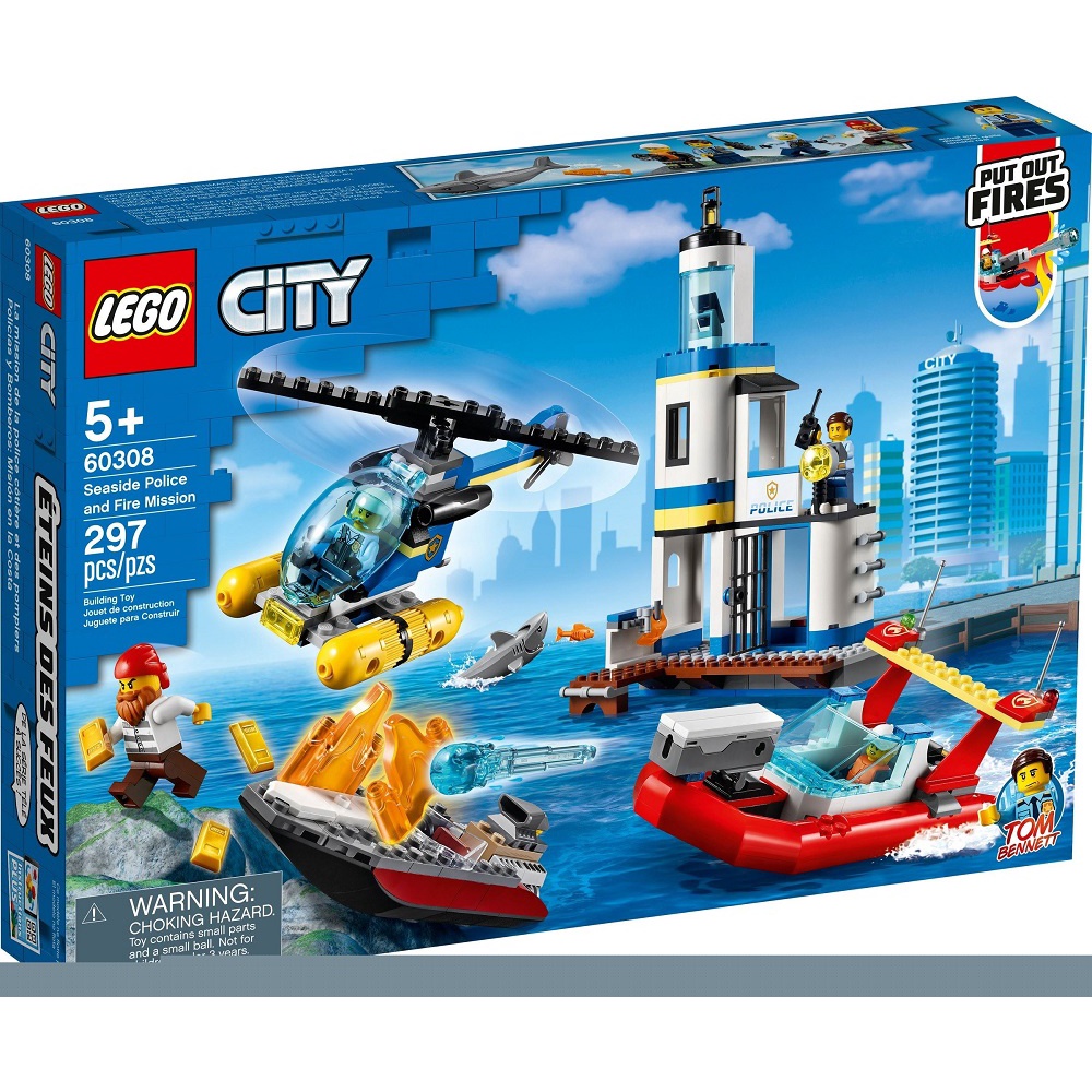 【宅媽科學玩具】樂高 LEGO 60308 海岸警察和消防隊