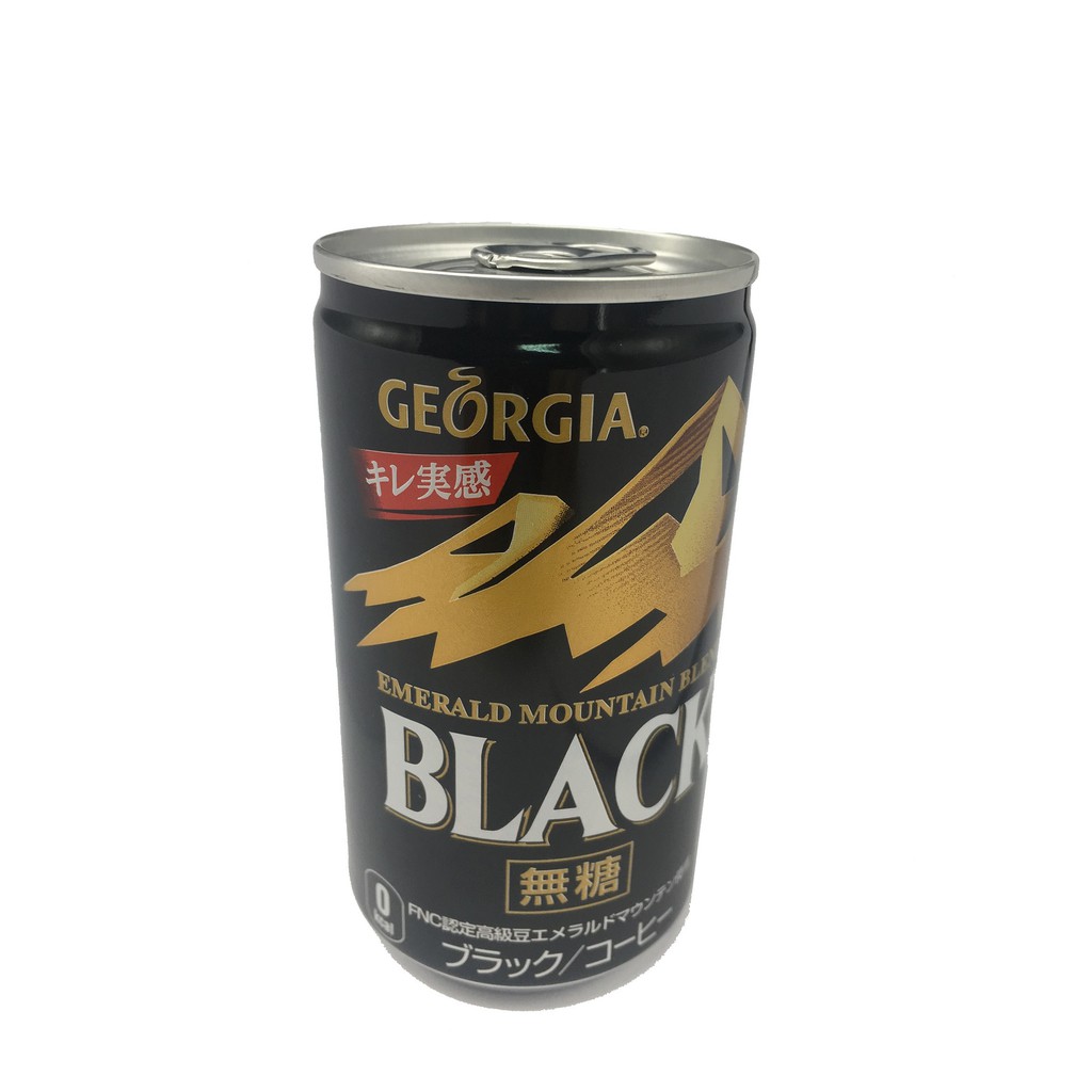 GEORGIA - 無糖咖啡 EMERALD MOUNTAIN BLEND BLACK 迷你瓶 170g