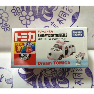 (現貨) Tomica Dream 2014 年 新車貼 Snoopy sister Belle 史努比