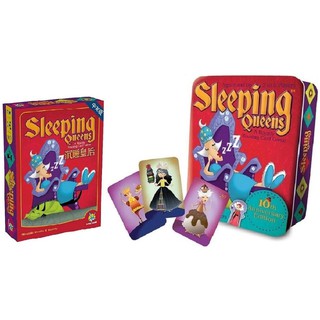 【正版桌遊】沉睡皇后15周年版－中英雙語版。擴充包。10周年英文鐵盒版 Sleeping Queens