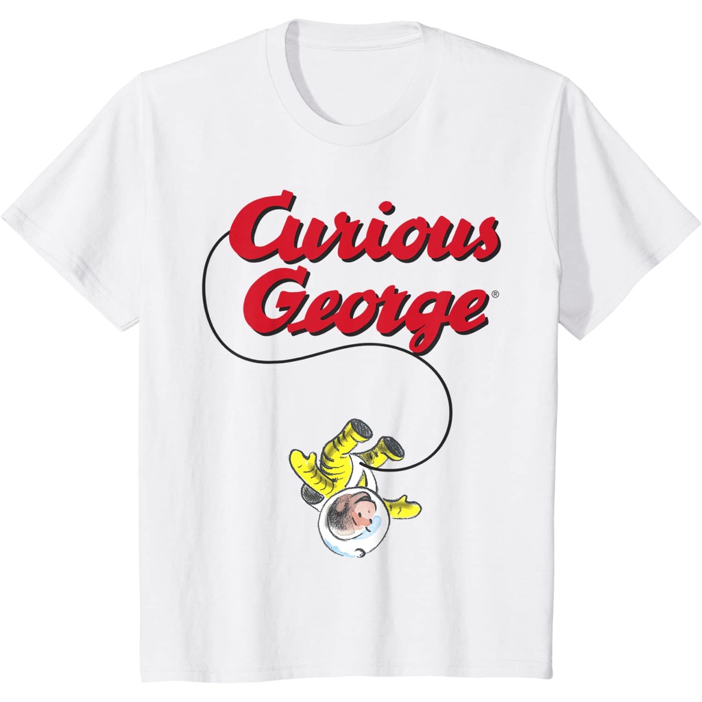 Curious George In A Space 拉鍊兒童 T 恤