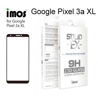 出清 IMOS Google Pixel 3a XL 2.5D 康寧美商 滿版玻璃保護貼