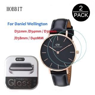 2 件適用於 Daniel Wellington DW 32mm 34mm 36mm 38mm 40mm 2.5D 9H