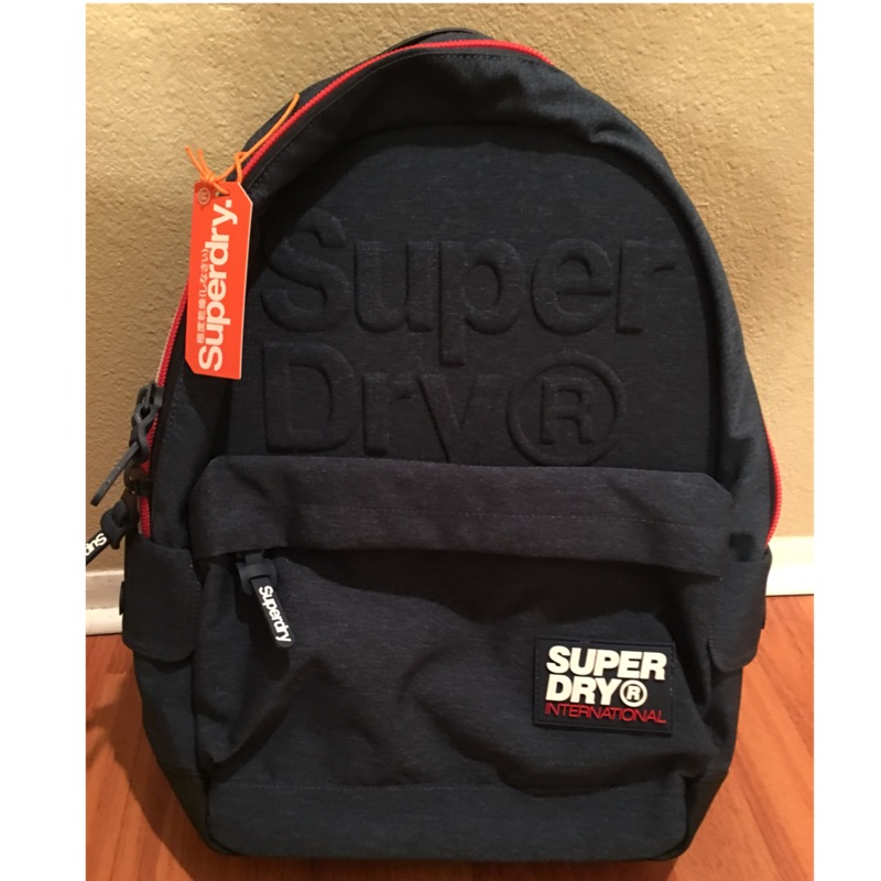 SuperDry 後背包Super Dry 背包極度乾燥浮版字樣美國直運全新正品| 蝦皮購物