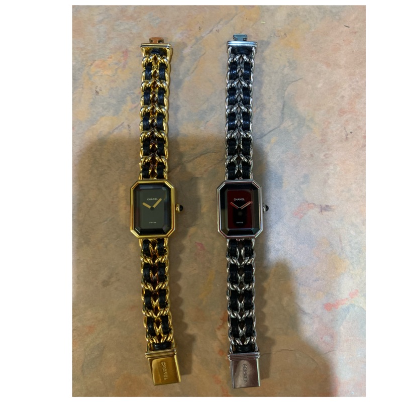 香奈兒羊皮鏈錶 保證真品 裸錶S號不議價 銀色賣出