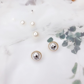 ♥️Ruby心飾♥️現貨·24H出貨·LOVE鈕扣造型耳環