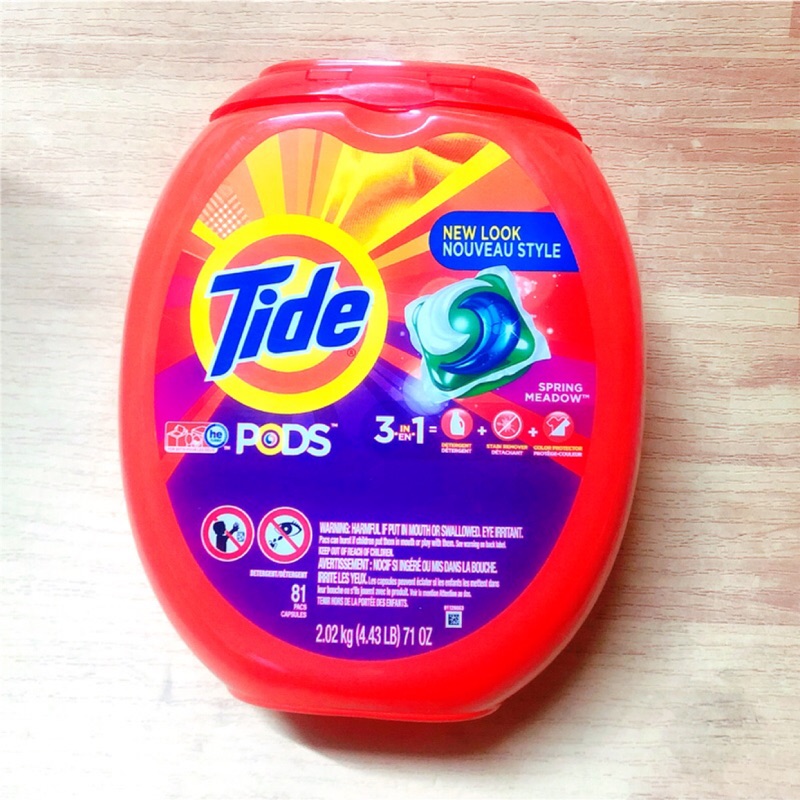 (81顆）Tide 汰漬  PODS 3合1 洗衣凝膠球 洗衣球 洗衣膠囊