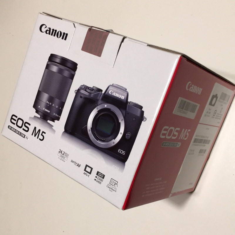 二手 公司貨 空盒 Canon M5 配 18-150 Kit 組 空盒 EOS M5 空盒