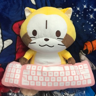 ［Furyu］日版 正版 浣熊拉斯卡爾 小浣熊 鍵盤 坐姿 娃娃 景品 非盜版/原單