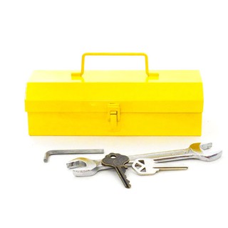 日本Magnets復古工業風小工具箱/鉛筆盒/收納盒(黃色)-禮物推薦-現貨