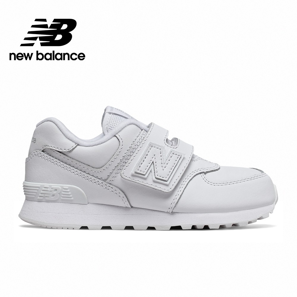 【New Balance】 NB  復古鞋/童鞋_中性_白色_YV574ERM-W楦 574 大童