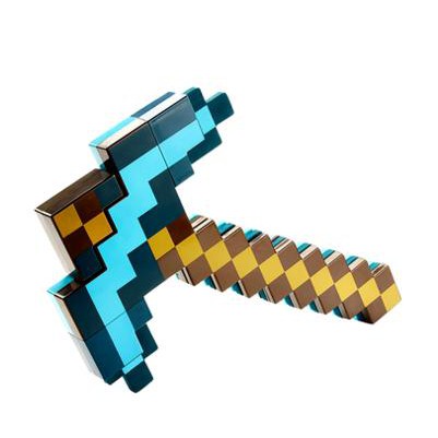 小賴 我的世界玩具周邊武器道具弓箭劍鎬火把頭套塑料模型minecraft 蝦皮購物