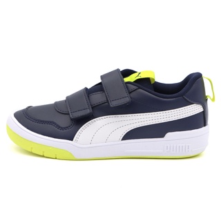 PUMA Multiflex SL V PS 皮質 運動鞋 童鞋 中童 藍 R7892 (38074008)