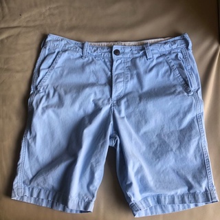 保證正品 Abercrombie & Fitch A&F 藍色 短褲 休閒短褲 size 36
