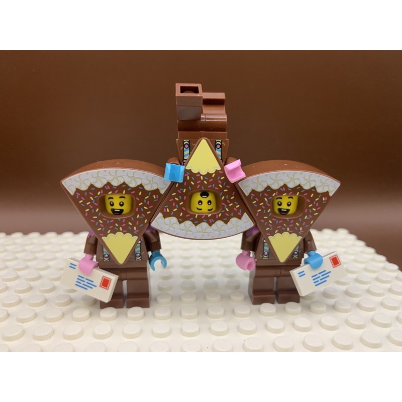 ［一天一樂高］LEGO 巧克力蛋糕人BAM自組人偶 雙面表情