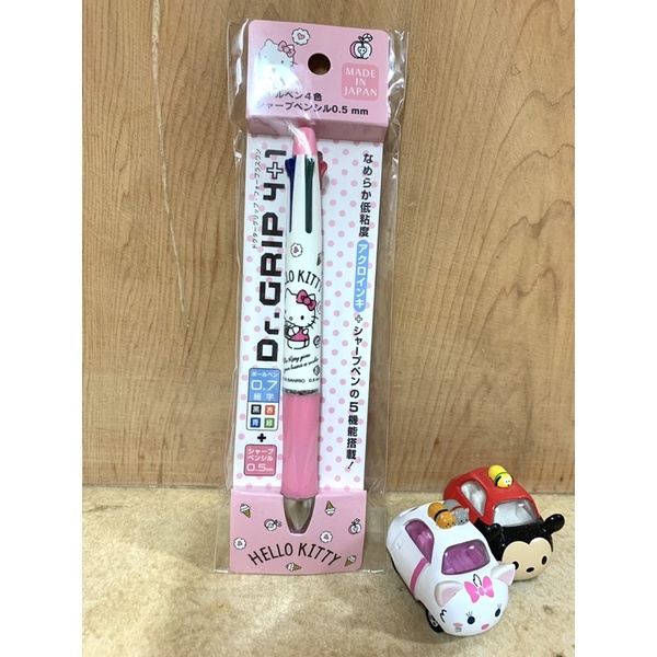 日本 三麗鷗 Hello kitty多功能筆 自動鉛筆 Dr. Grip 4+1（客訂保留）