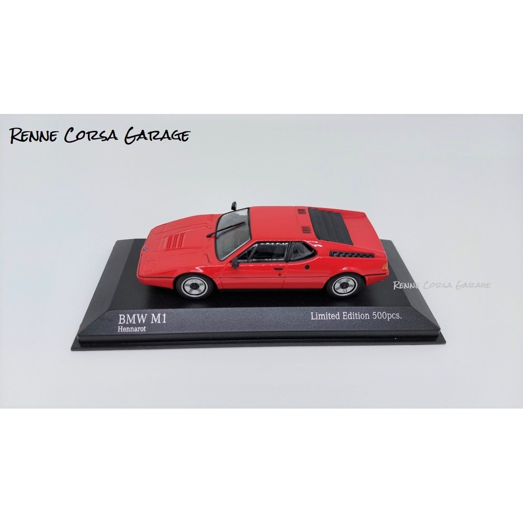 【Renne Corsa Garage】1/43 BMW 1M模型車 全球限量500台 Minichamps
