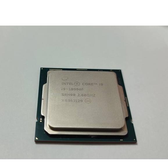 INTEL I9 10900F CPU 10核20線 沒內顯 保固到2024/4/21 無原盒