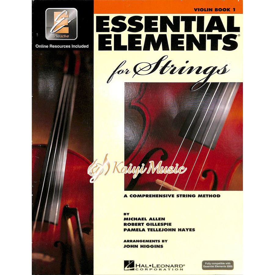 Essential Elements for Strings: A Comprehensive String Method : Violin Book One