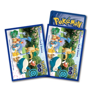 （正版）PTCG pokemon GO 卡套 現貨 64張入 臺版 皮卡丘 快龍 卡比獸 伊布 寶可夢 神奇寶貝