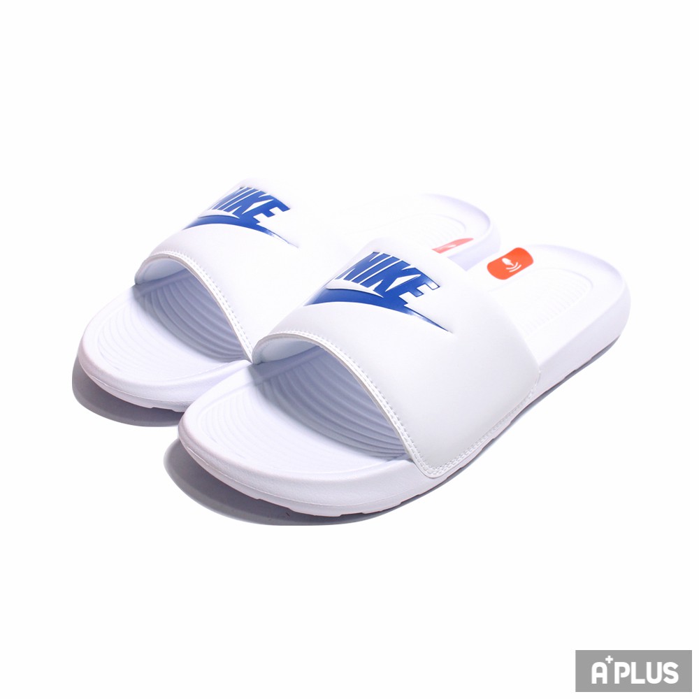 NIKE 男拖鞋 白藍 軟底 VICTORI ONE SLIDE - CN9675102