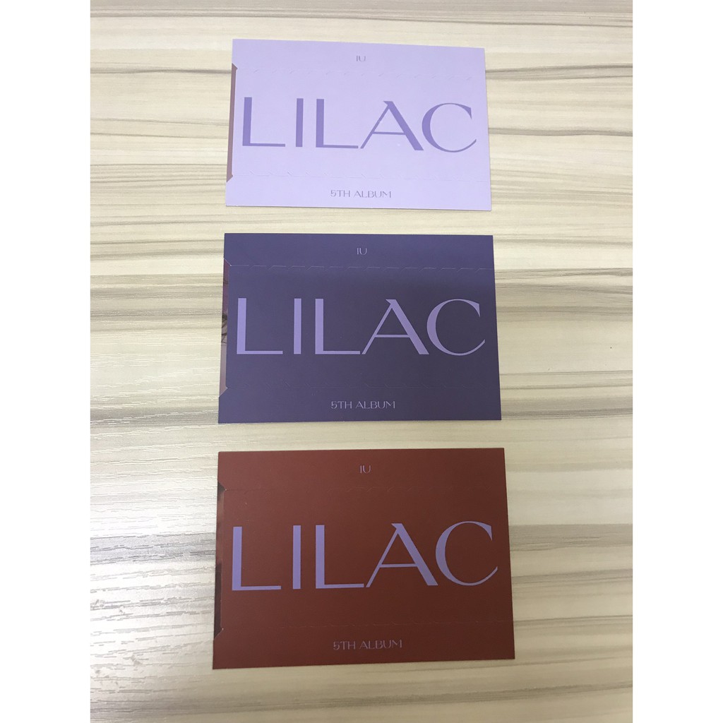 【現貨】 全新未拆 IU LILAC寫真書隱藏卡 一套三張 隱藏小卡 Hidden Card