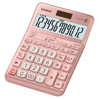 【CASIO】卡西歐 事務用 計算機 12位數 DF-120FM-PK 臺灣卡西歐保固一年