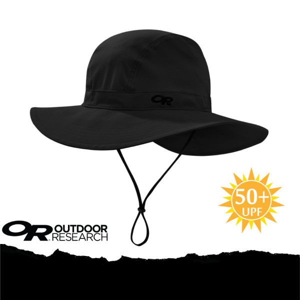Outdoor Research 美國 抗UV透氣快乾大盤帽/L/XL《黑》/264398-0001/悠遊山水