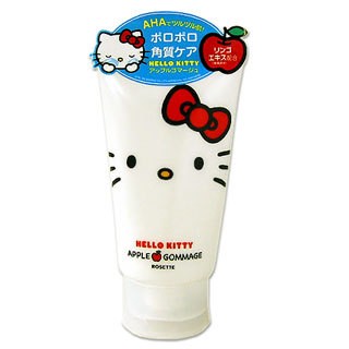 代購小仙女 日本 ROSETTE Hello Kitty 臉部 去角質 凝膠 果酸 蘋果香 去角質霜 120g