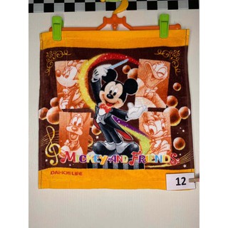 【現貨甜甜價】尾單卡通米奇樂園款米老鼠魔術師迪士尼玩具總動員湯瑪士兒童方巾毛巾浴巾