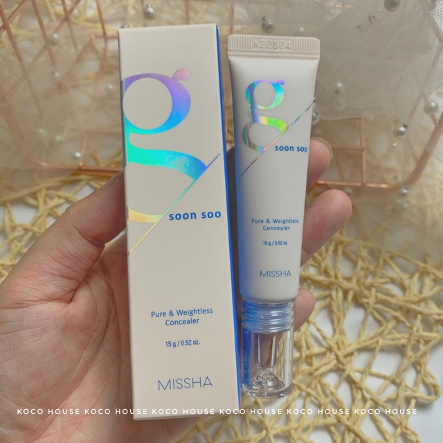 Missha Soo Pure &amp; Weightless 遮瑕膏超順滑遮瑕膏