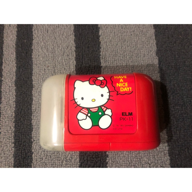 珍藏正版 Hello Kitty 二手電動削鉛筆機 sanrio 三麗鷗 凱蒂貓