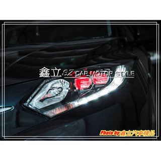 ※ 鑫立汽車精品 ※ HRV 16-17年 全LED總成 雙魚眼 雙紅色惡魔眼 LED R8 顆粒款 光條 大燈 頭燈