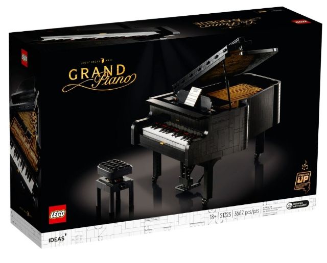 自取7980【ToyDreams】LEGO樂高 IDEAS 21323 大鋼琴 可彈奏鋼琴 Grand Piano