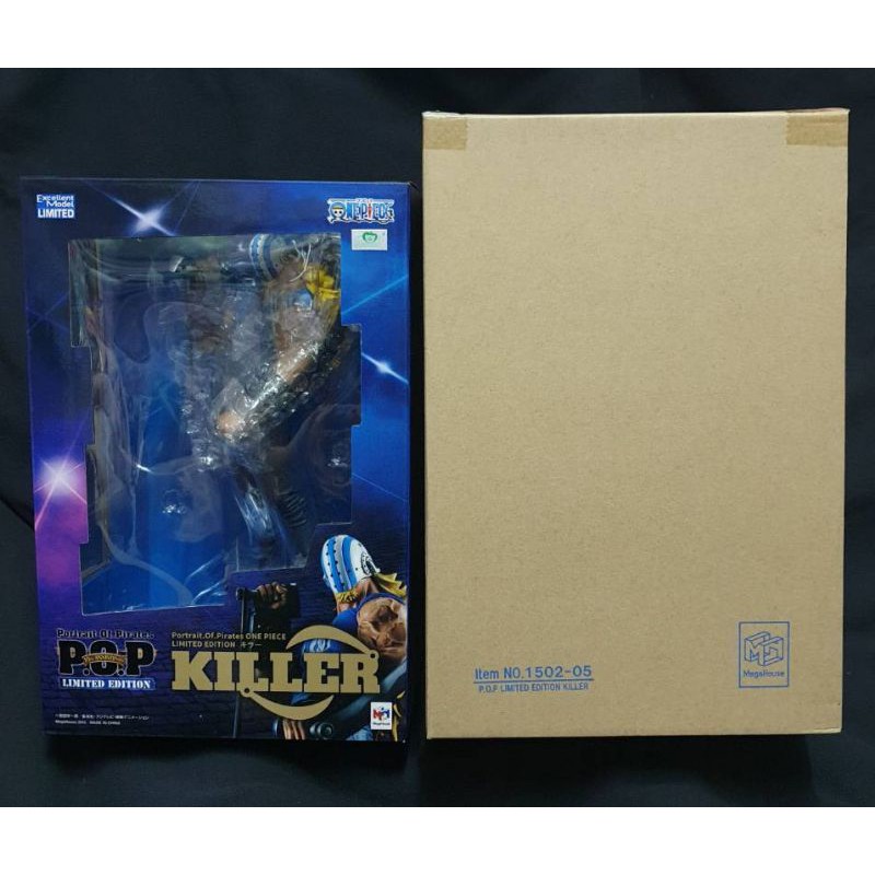 代理版 銀證綠貓 MEGAHOUSE POP 海賊王 航海王 基拉 KILLER 公仔