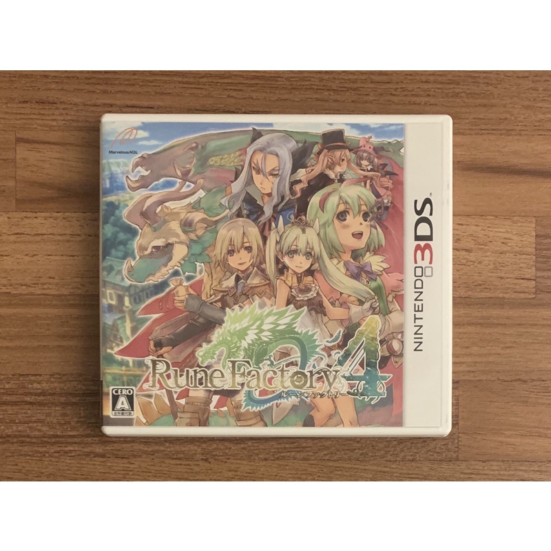 3DS 符文工廠4 符文工場 正版遊戲片 原版卡帶 日版 日規 任天堂 二手片 N3DS